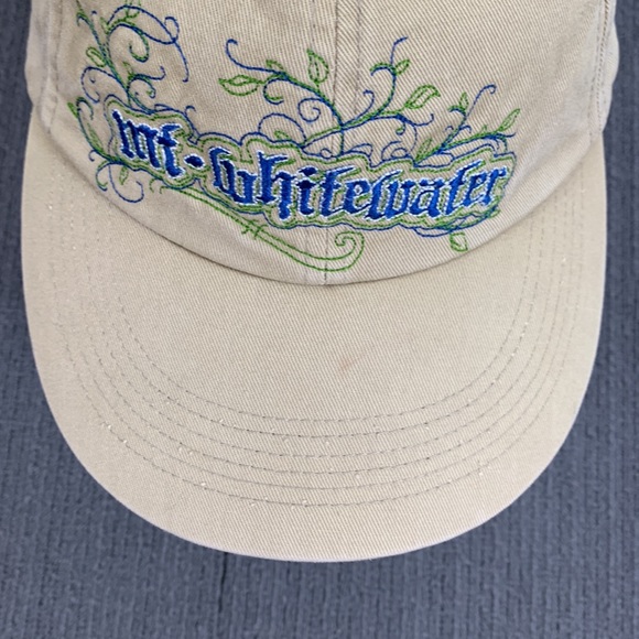 Montana Whitewater Baseball Hat Unisex OSFA Tan Strapback The Duck Company - Picture 4 of 14